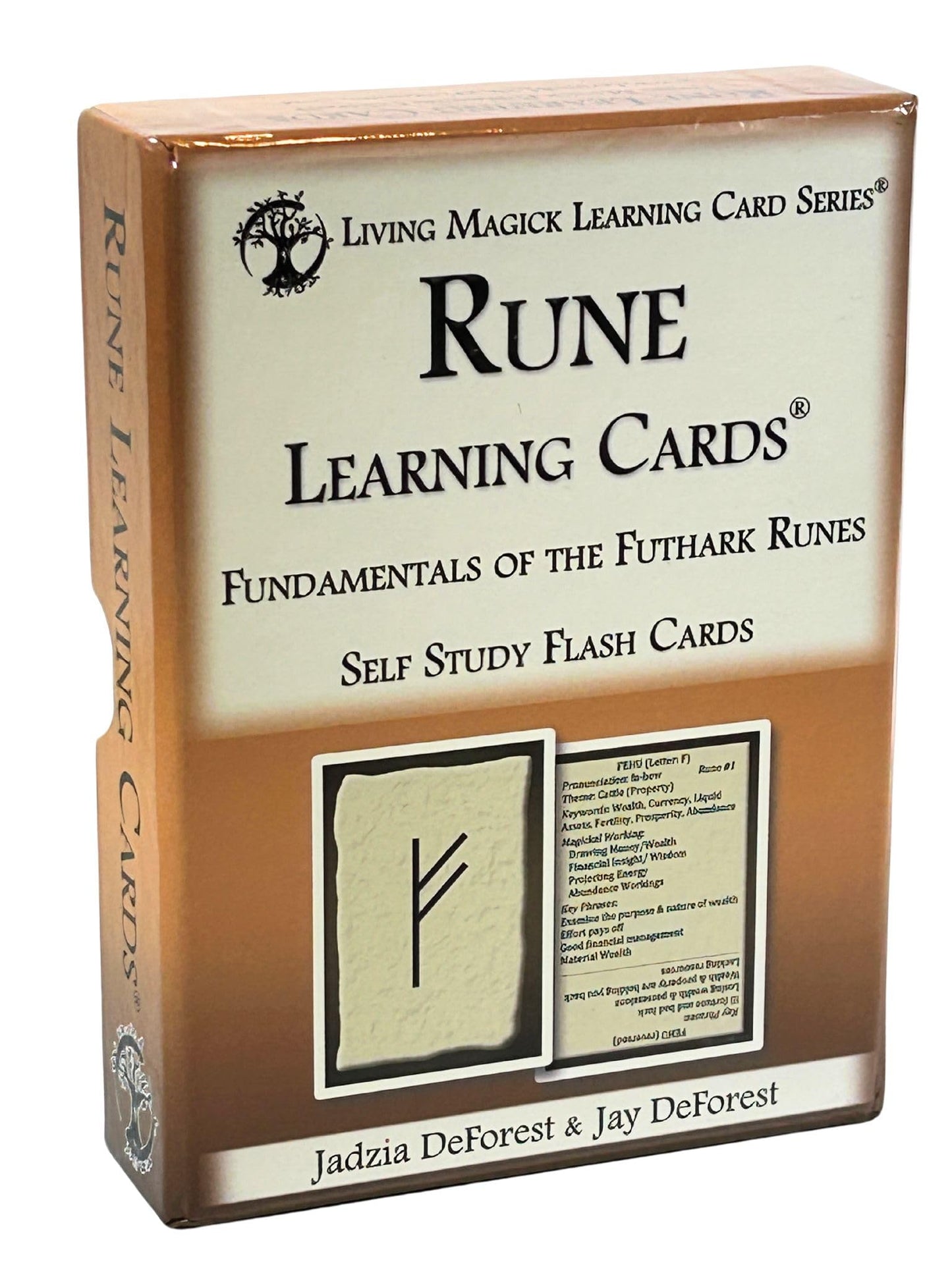 Rune Learning Cards - Self Study Flash Cards for Futhark Norse Runes