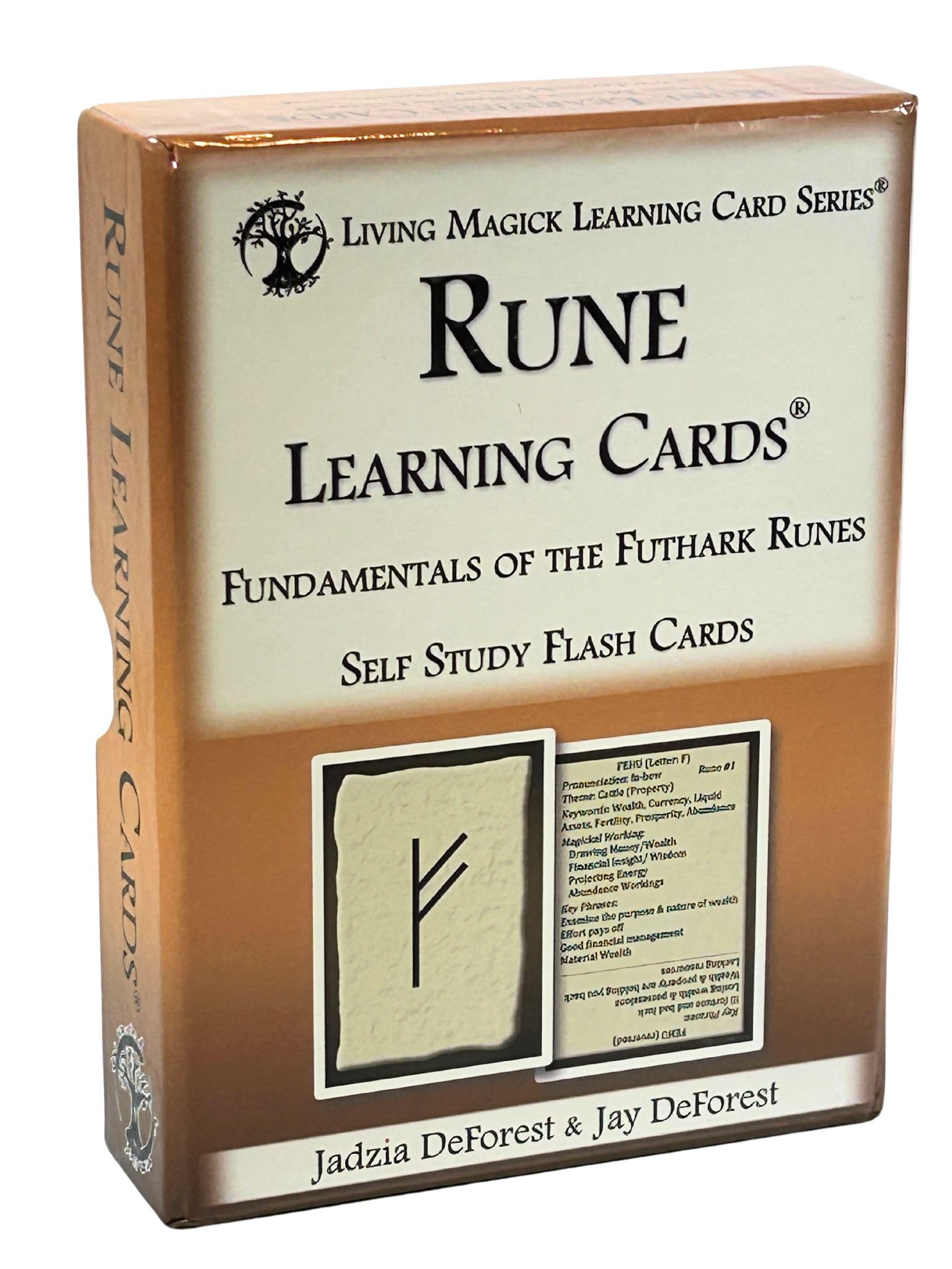 Rune Learning Cards - Self Study Flash Cards for Futhark Norse Runes