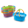 Learning Resources New Sprouts Stack of Baskets - 4 Pieces, Ages 18 mos+ Toddler Pretend Play Toys, Play Grocery Basket, Perfect for Easter Baskets