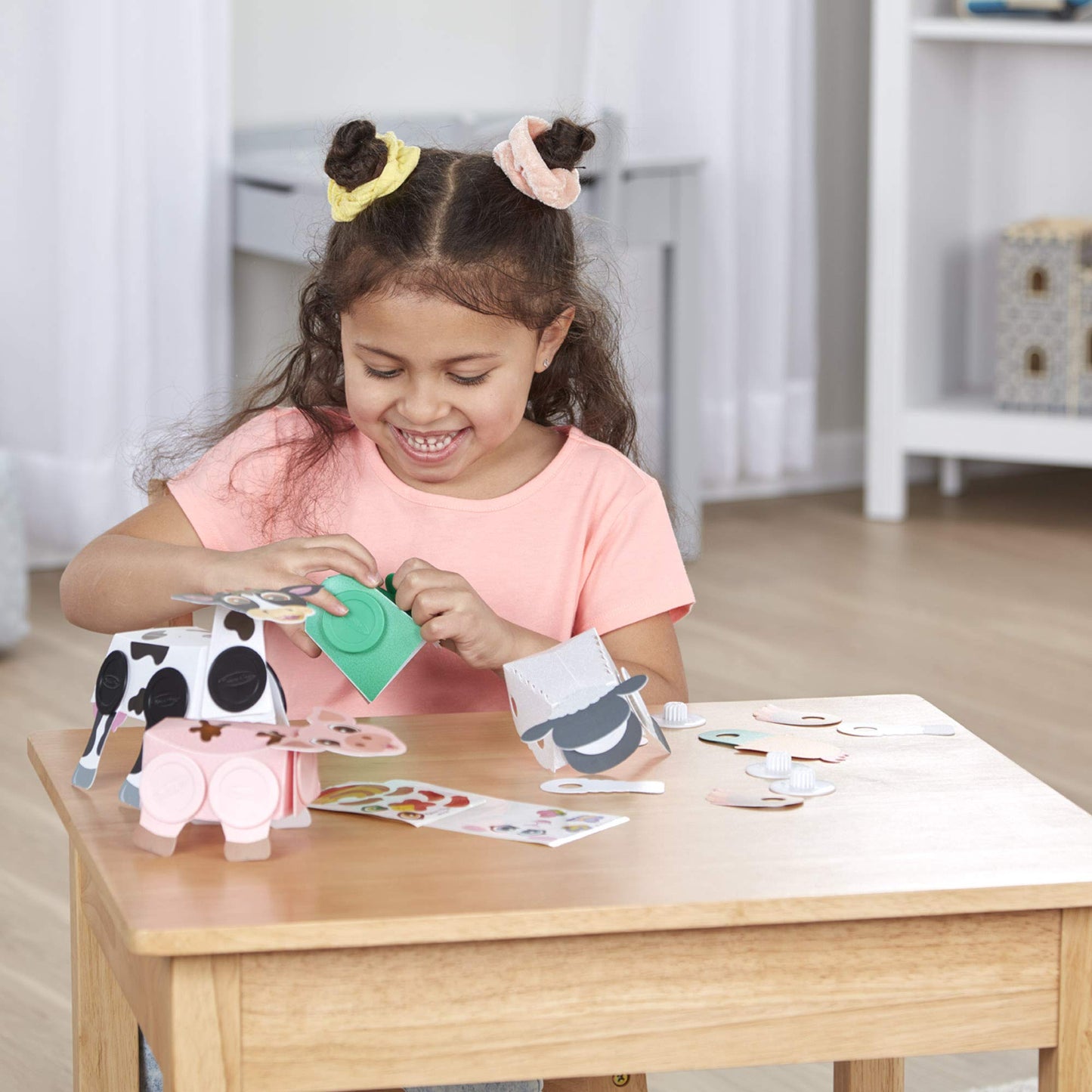 Melissa & Doug Snap It! Beginner Craft Kit - Barnyard