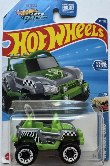 Hot Wheels Bogzilla Green Die-Cast Vehicle, HW Ride-Ons 1/5, Netflix Let's Race Series, 22/250