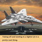 Military F-15 Eagle Fighter Jet Compatible with Lego, 270 Pieces Toy Plane for Kids 10+ and Adults, Army Airplane Toys for Military Fans