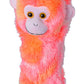 Wild Republic Hanging Vibes Pink Monkey Stuffed Animal - 22"