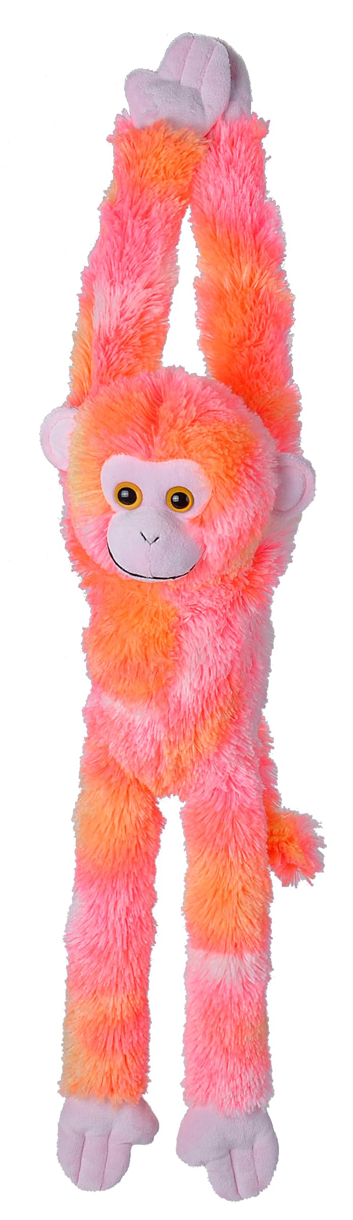 Wild Republic Hanging Vibes Pink Monkey Stuffed Animal - 22"