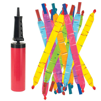 Toysmith Neato Rocket Balloons Outdoor Party Toy, Multicolor, 40 Count