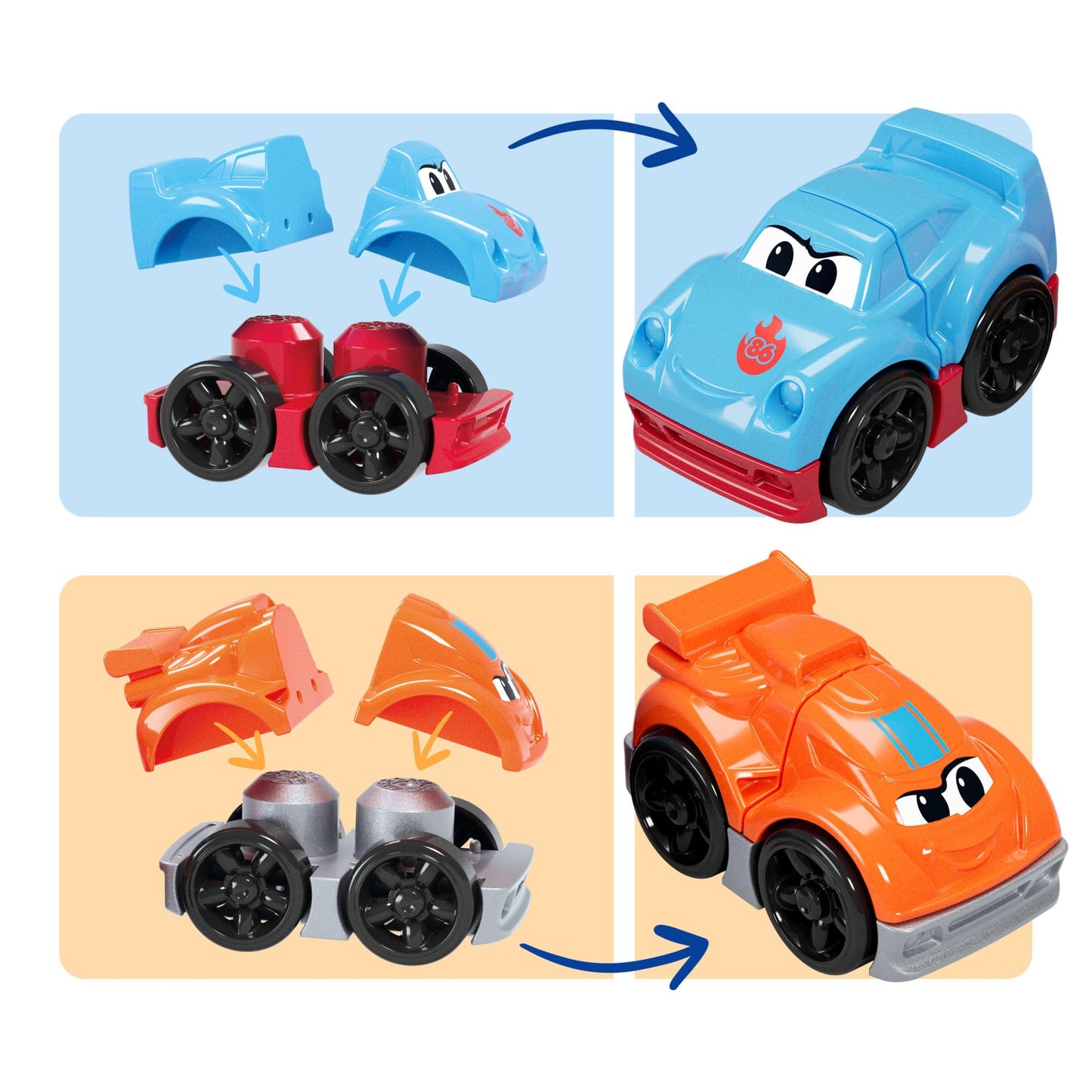 Mega Bloks First Builders Build & Race Rig Toddler Blocks Toy