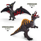 BotZilla 7 Piece Jumbo Dinosaur Toys Big Dinosaur Toy for Boys Realistic Giant Dinosaur Toys for Kids 3-5 - Perfect Dinosaur Gifts for Kids