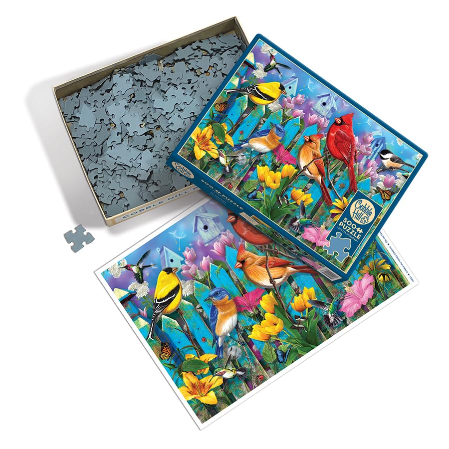 Cobble Hill 500 Piece Puzzle - On The Fence - Sample Poster Included