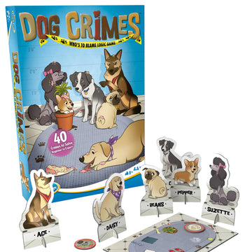 ThinkFun Dog Crimes Logic Game - Engaging Brainteaser for Kids and Adults | Fun Detective Theme | Memory and Reasoning Skill Builder | Unique Artwork