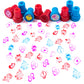 JOYIN 1000+ PCS Valentines Day Party Favor Supplies Craft Set (Temporary Tattoos, Foam Stickers, Stampers & Stickers) for Valentine Party Favor