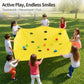 Sonyabecca Yellow Hole Tarp Team Building Games 85 x 57 Inch