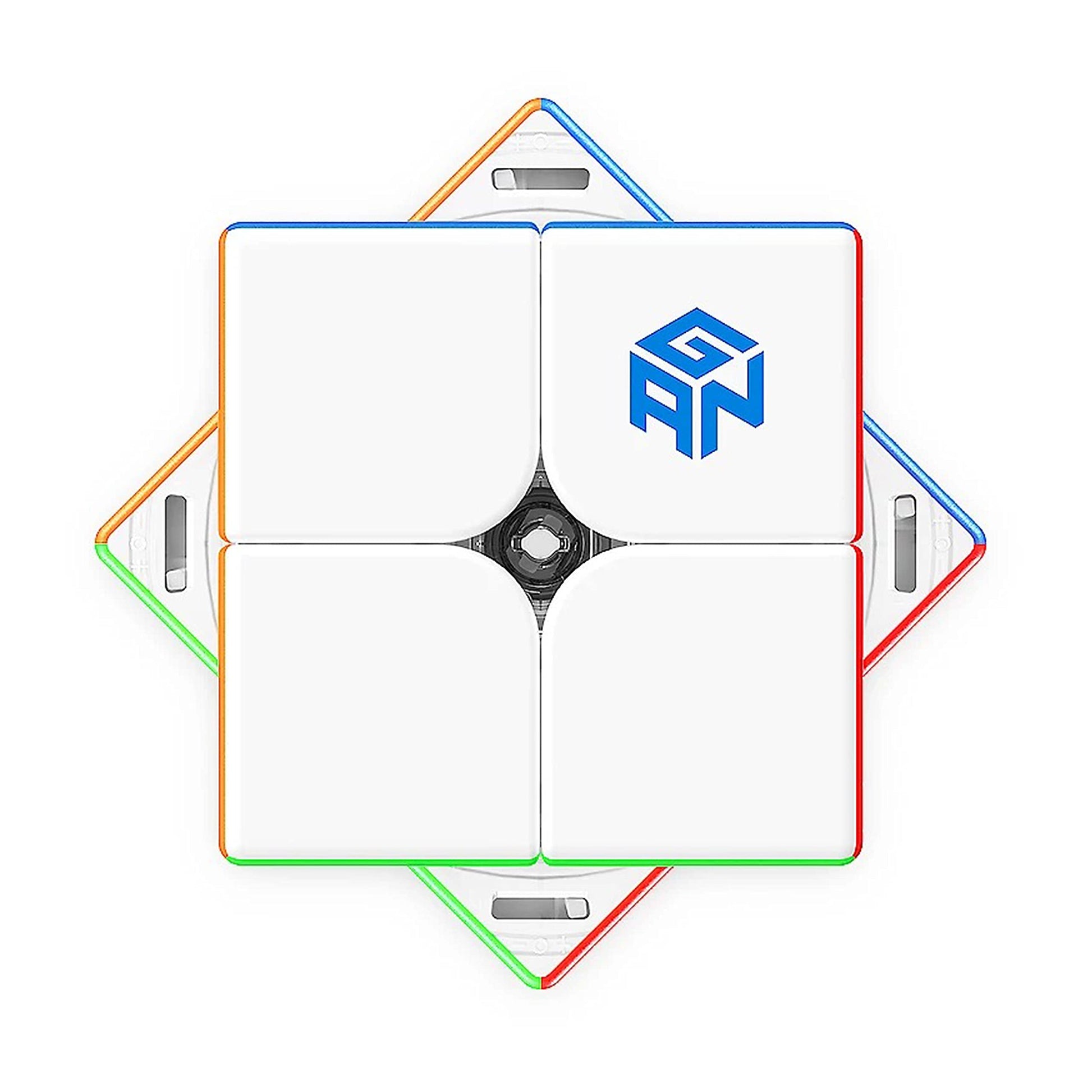 CuberShop GAN 251 M Pro, 2021 NEW 2x2 Magnetic Speed Cube Pro for Professional Cubers, Excellent Gans 2x2x2 Stickerless Magnetic Speed Cube (GAN