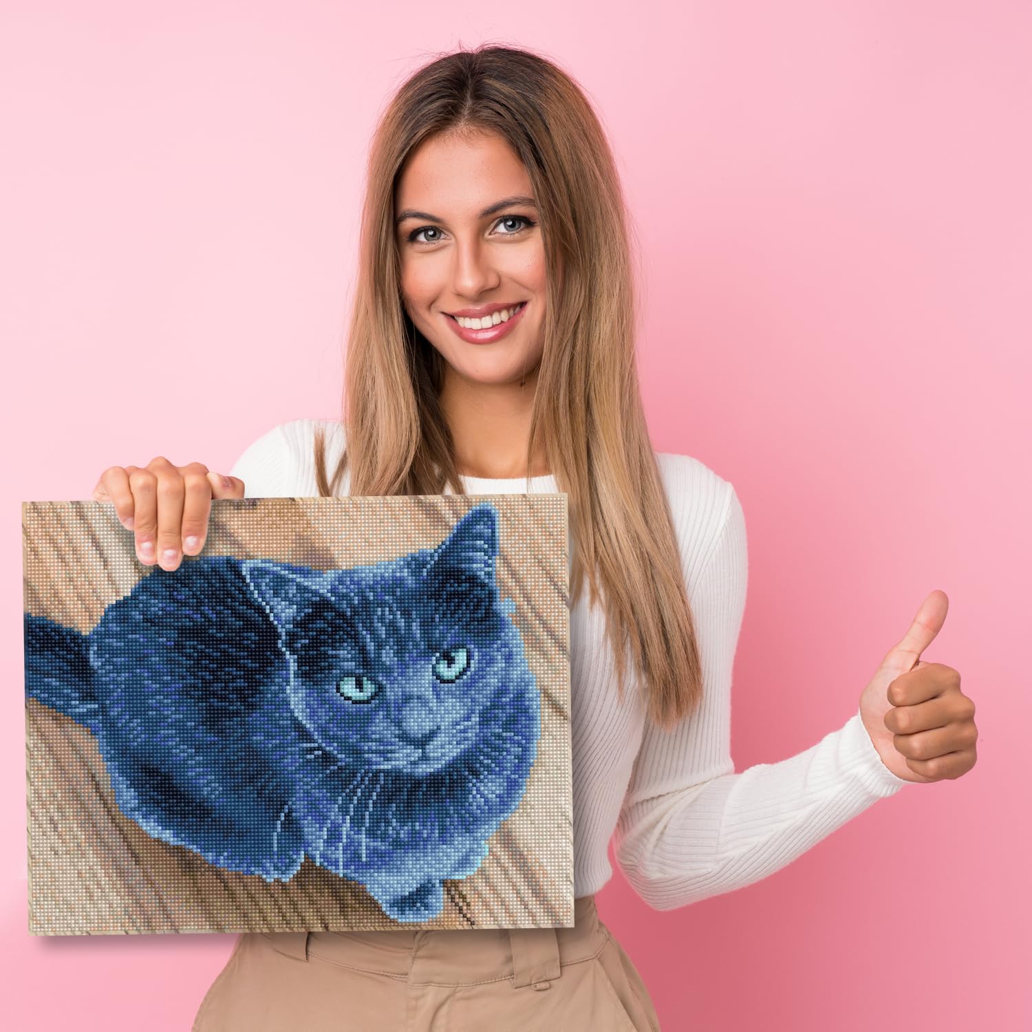 DIAMOND DOTZ Velvet Diamond Painting Kits for Adults - Diamond Art Kits a Relaxing Creative Craft Kit with Dotz Gems 11.7x14.8
