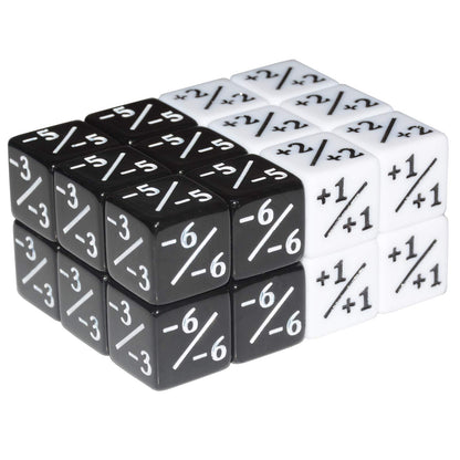 Six Sided Dice Set, 24Pieces Counter Dice Token Dice Tracking Counter for MTG CCG Card Gaming