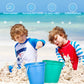Holady 8 Inch Large Sand Beach Buckets Pail,Sand Bucket Water Bucket for Beach Fun Great Summer Party Accessory