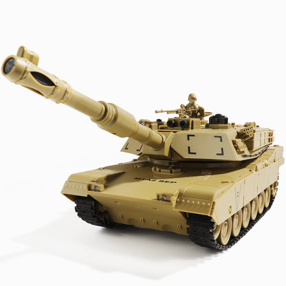 Bvrorere RC Tank US M1A2 Abrams Remote Control Military Tank Toy