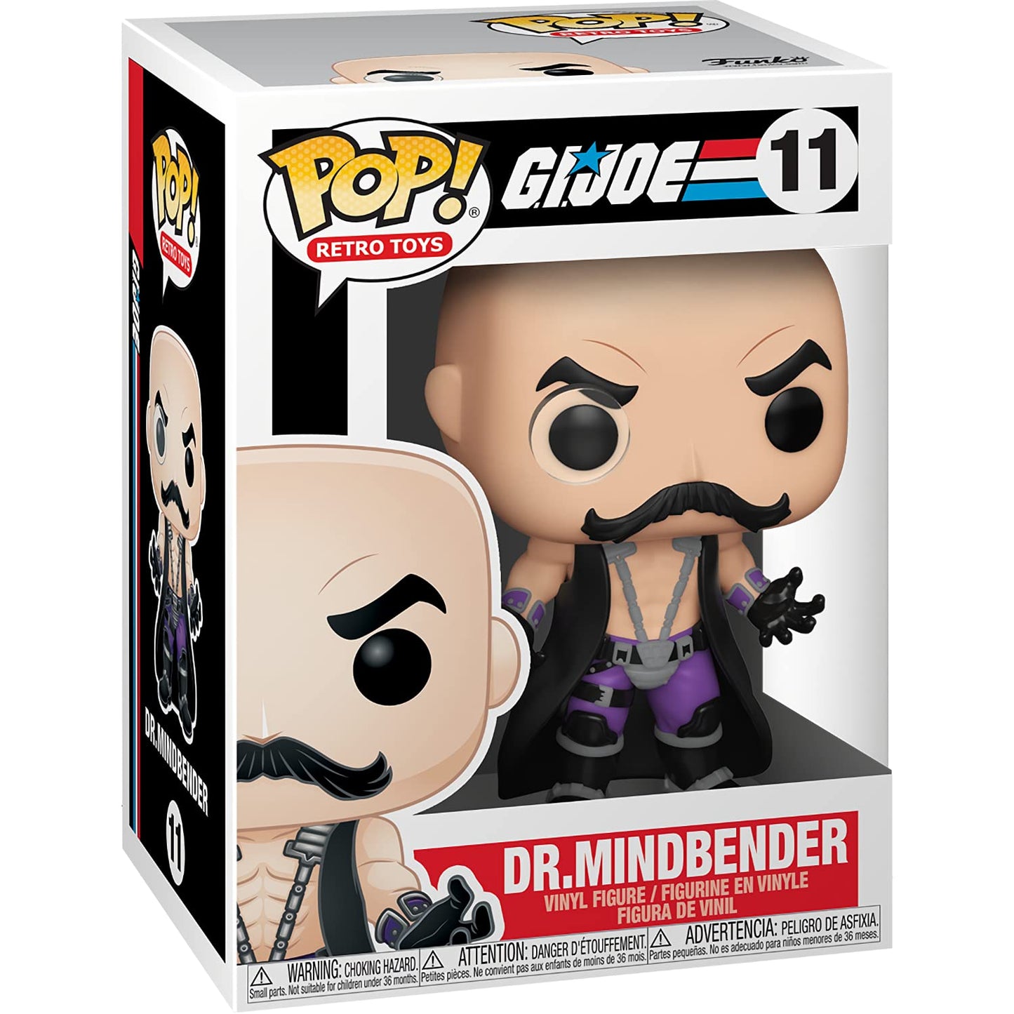 Dr. Mindbender: Fun ko P o p ! Retro Toys Vinyl Figurine Bundle with 1 Compatible 'ToysDiva' Graphic Protector (011-50910 - B)
