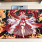 New Mlikemat Playmat Kurikara Divincarnate TCG CCG OCG Trading Card Game Mat with Zones + Free Bag (ZD039-640-A)