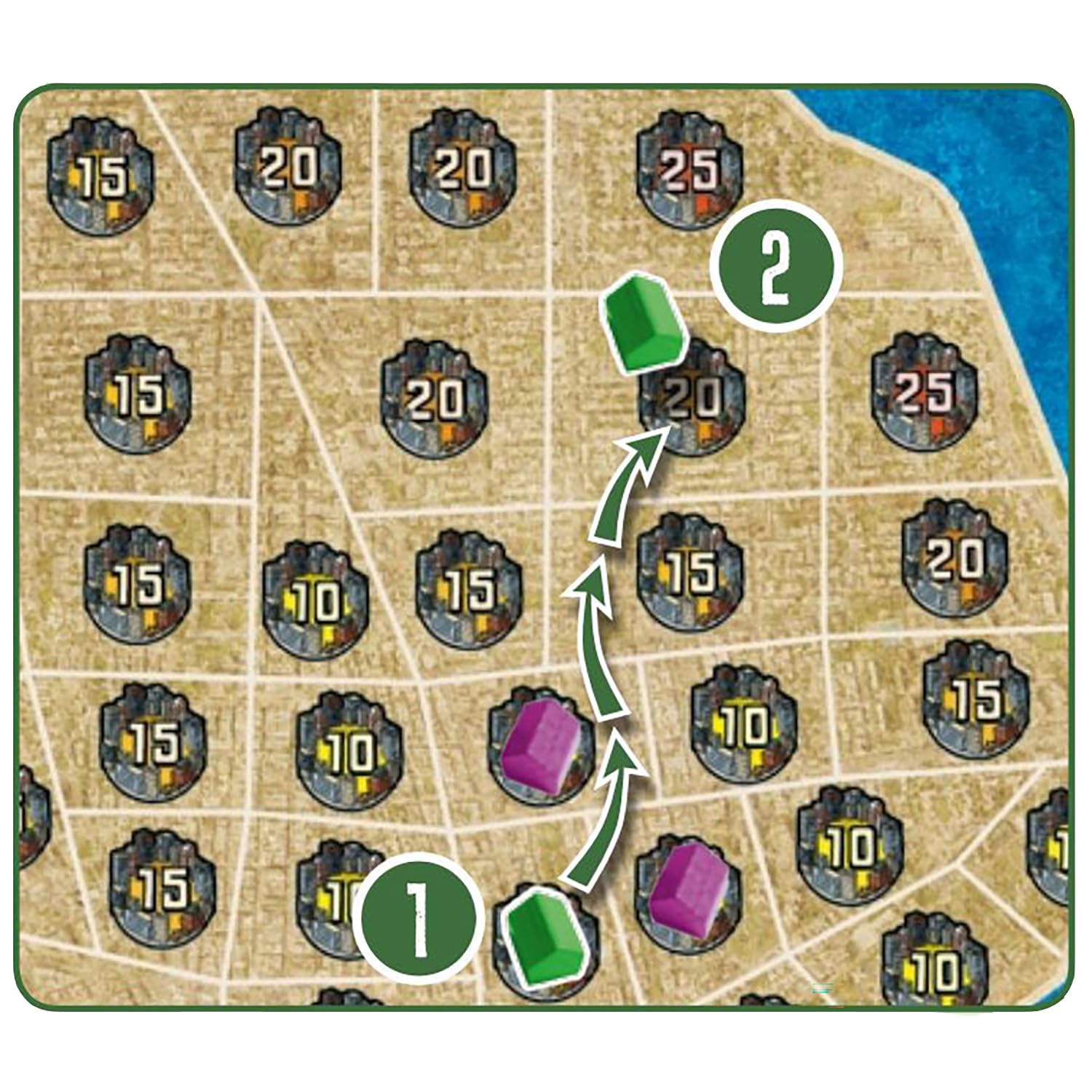 Rio Grande Games Power Grid Board Game: Bremen/Manhattan Strategy Expansion, 2-6 Players