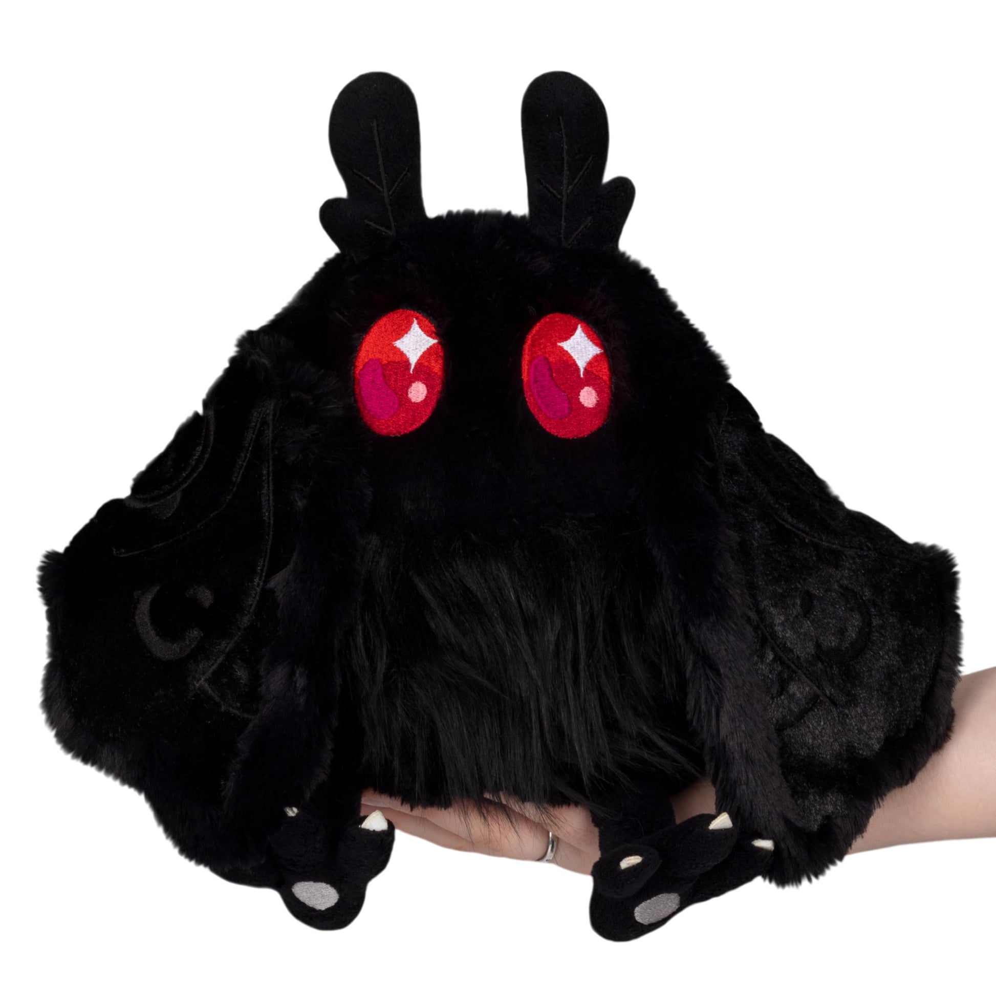 Squishable - Mini Baby Mothman - Mothman Collection - 9 in - Soft Toy Collectible Stuffed Animal - Wing Magnets