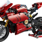 LEGO Technic Ducati Panigale V4 R Motorcycle 42107 Building Set - Collectible Superbike Display Model Kit with Gearbox and Working Suspension, Fun