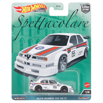 Hot Wheels Premium - Spettacolare 1/5 - Alfa Romeo 155 V6 Ti