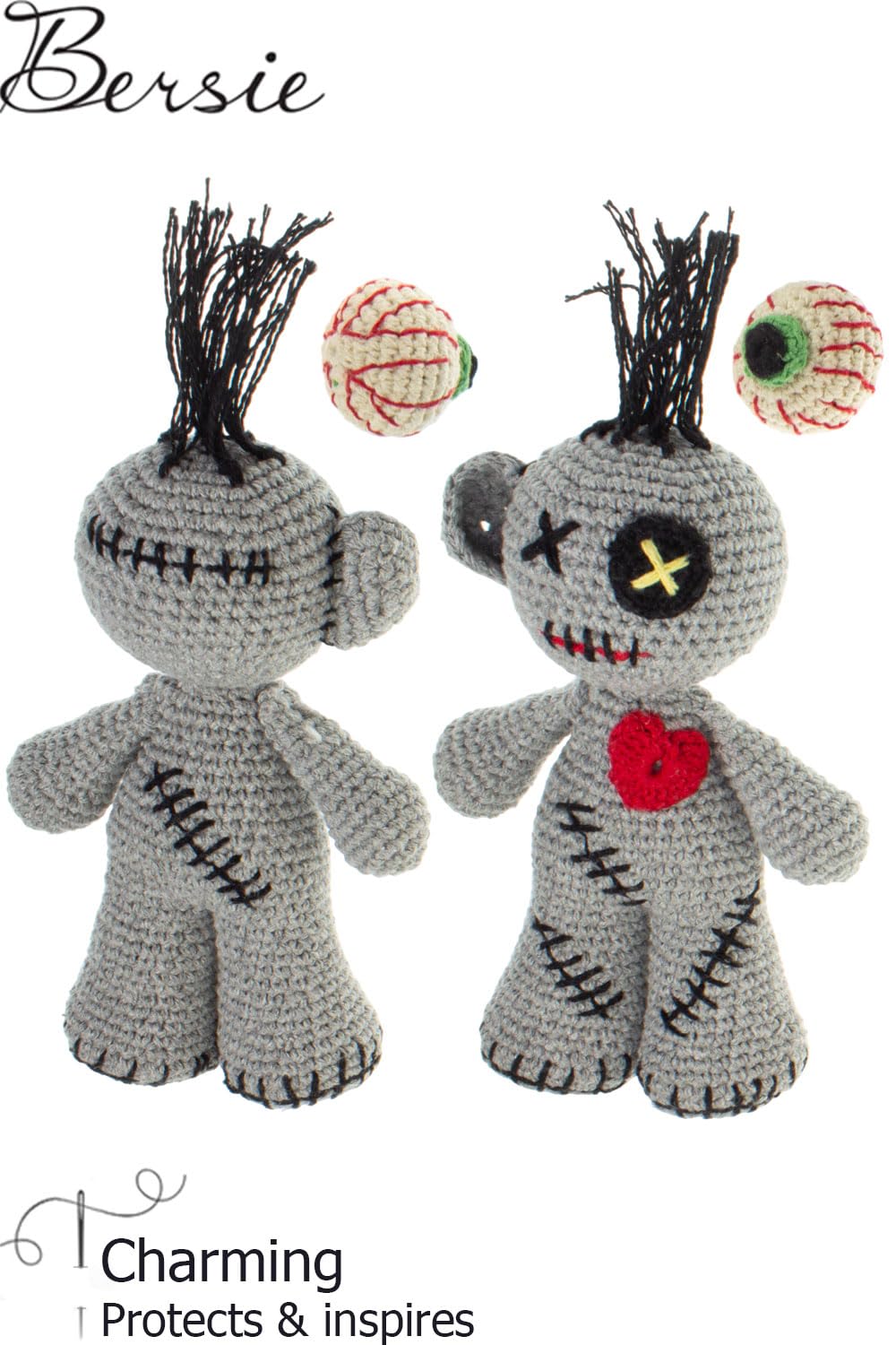 Bersie Handmade Voodoo Doll - Ashy
