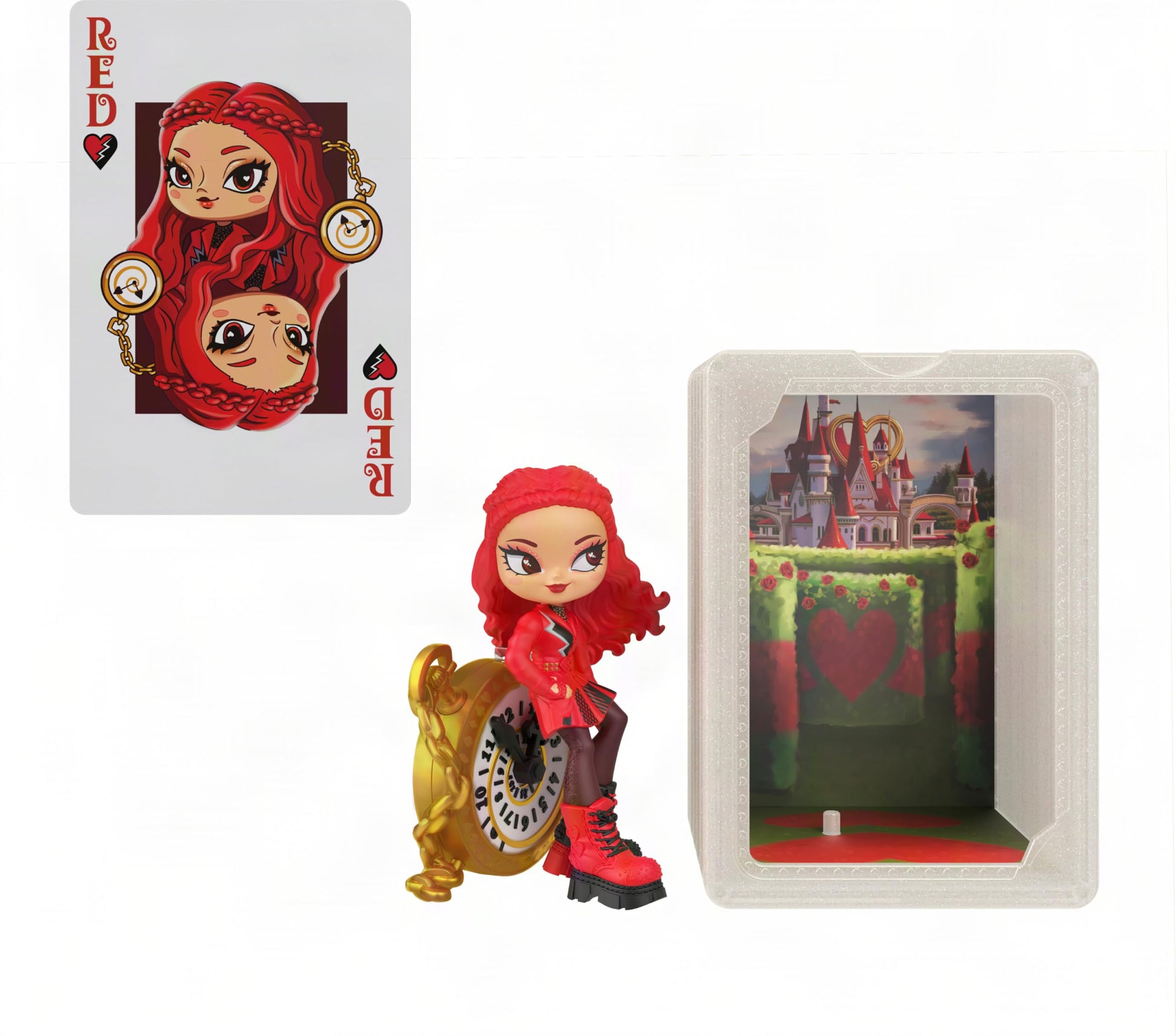 Mattel Disney Descendants: Wicked Wonderland, Stack & Reveal Toy, Stackable Surprise Small Dolls, Inspired by the Movie (Styles May Vary)
