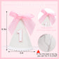 PATRDIO Pink Bow 1st Birthday Hat - Sweet birthday Decoration, Pink 1st Birthday Decoration, Princess Birthday Supplies
