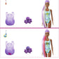 Barbie Color Reveal Foam! Doll & Pet Friend with 25 Surprises: Scented Bubble Solution, Outfits, Hair Extension, Accessories, Kid Bracelet & Charm