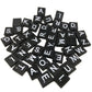 RWHXRWY 1000PCS Wooden Letter Tiles, A-Z Scrabble Letters for Crafts, Phonics, Spelling, Alphabet Tiles Crossword Game Replacement Pieces, Wall Decor
