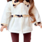 Marshmallow - 4 Piece 18 inch Doll Outfit - Coat, Hat, Leggings and Boots (Doll Not Included)