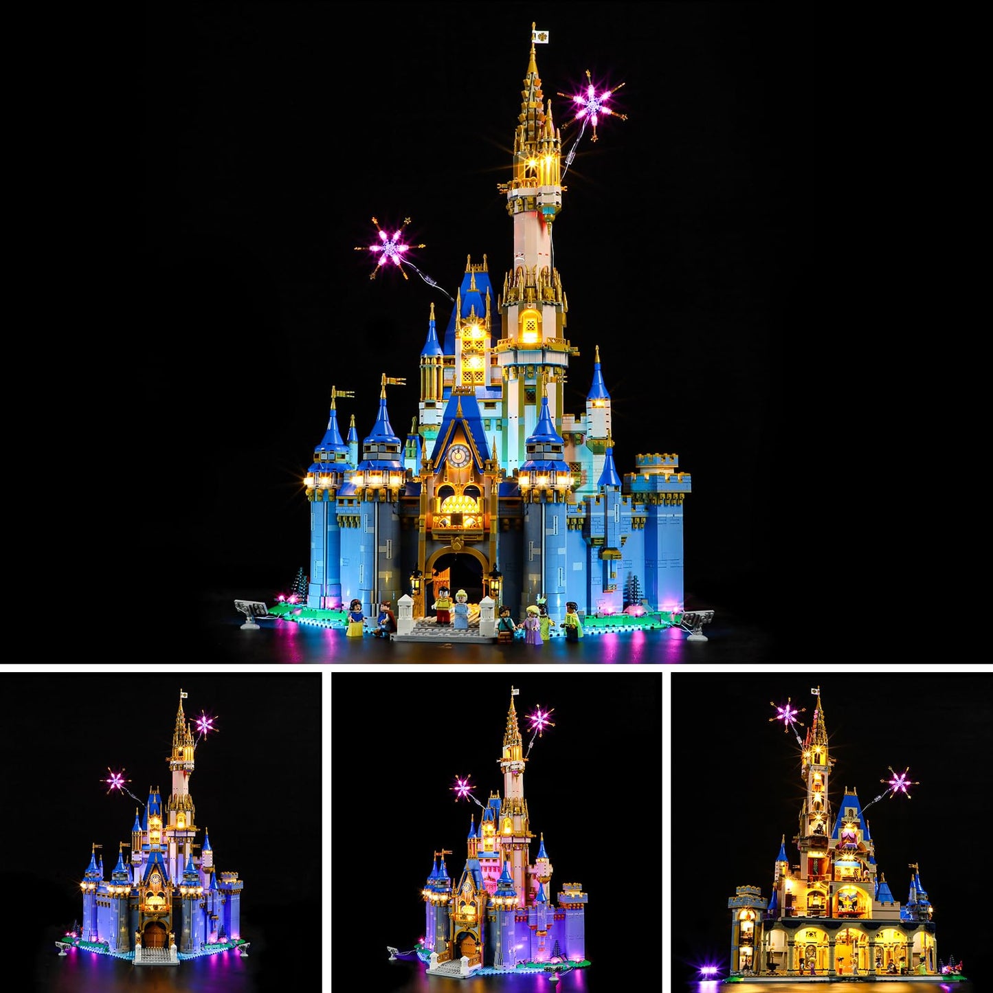YEABRICKS LED Light for Lego-43222 Disney Castle Building Blocks Model (Lego Set NOT Included)