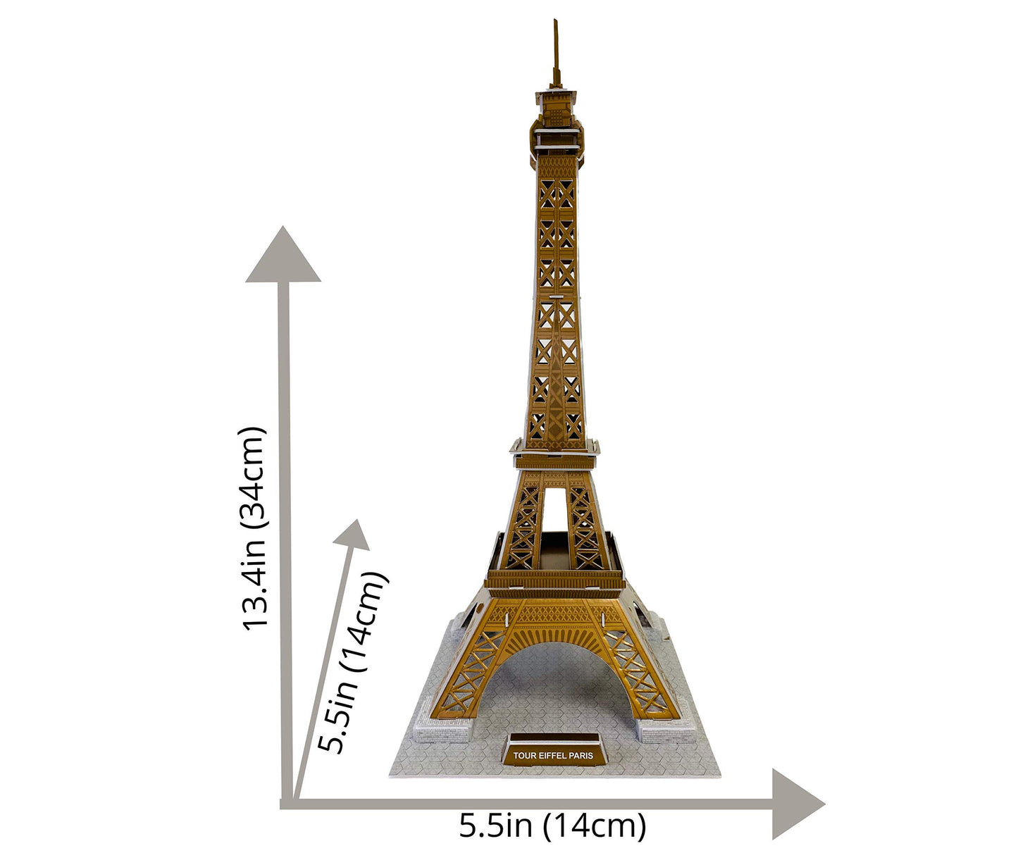 Little Learning Hands 3D Puzzles for Adults and Kids | France Eiffel Tower Puzzle 3D Model Kit | Eiffel Tower Architecture Model Building Kit |