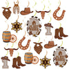 Cowboy Party Decorations My First Rodeo Birthday Party for Boy Supplies Western Theme Party Supplies Hanging Swirls Foil Cowgirl Birthday Decorations