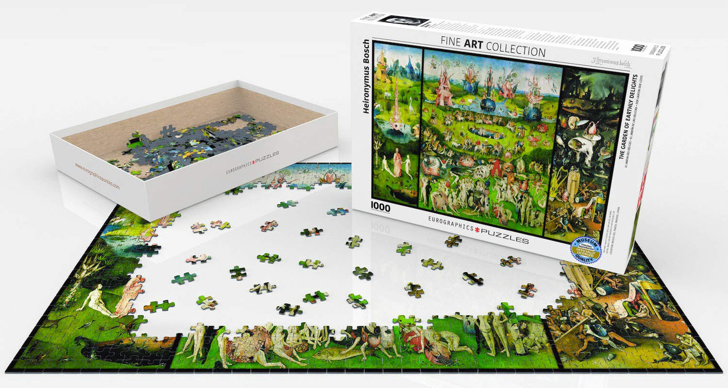 EuroGraphics The Garden of Earthly Delights by Heironymus Bosch (1000 Piece) Puzzle