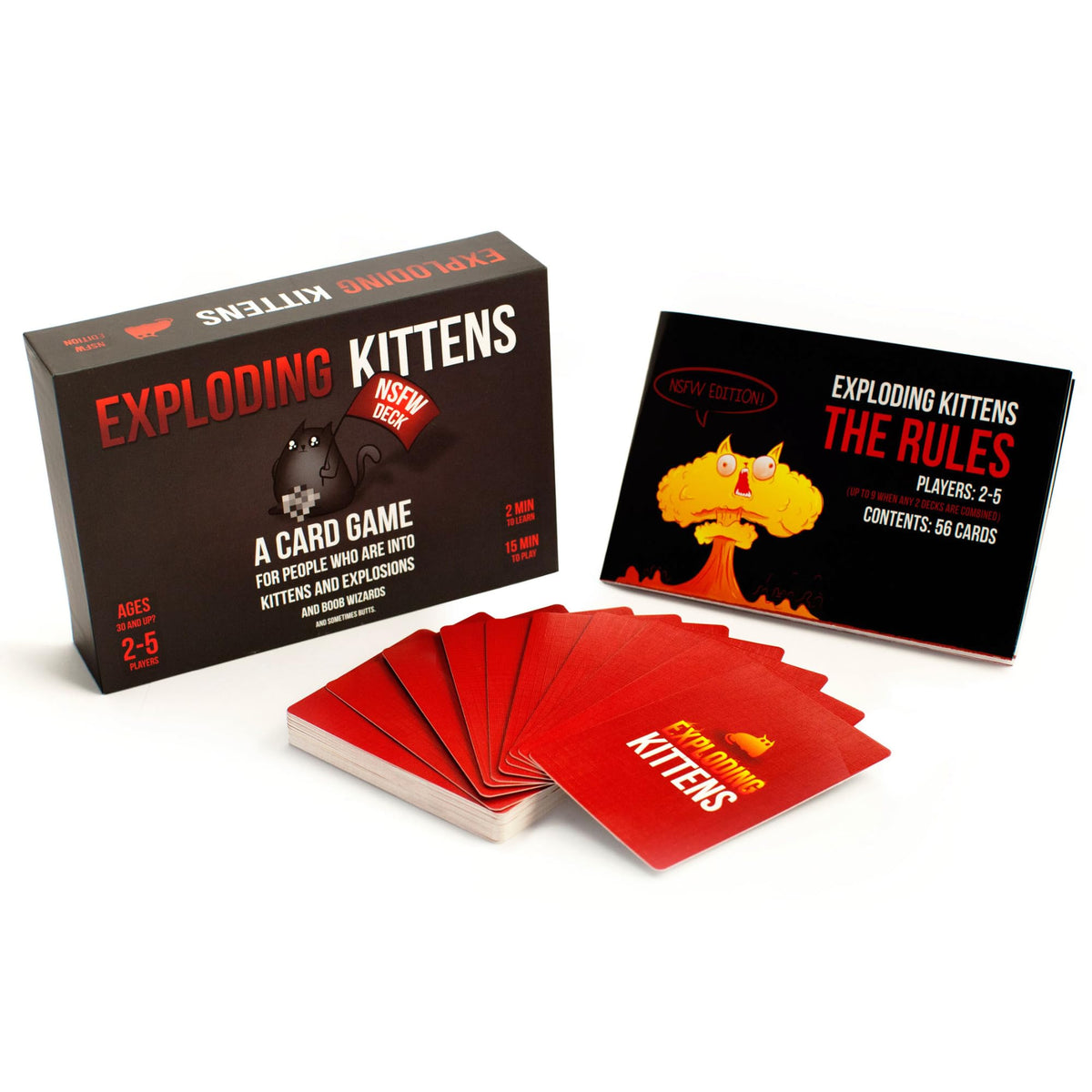 Exploding Kittens NSFW Edition, 2-5 Players, Ages 17+ Card Game