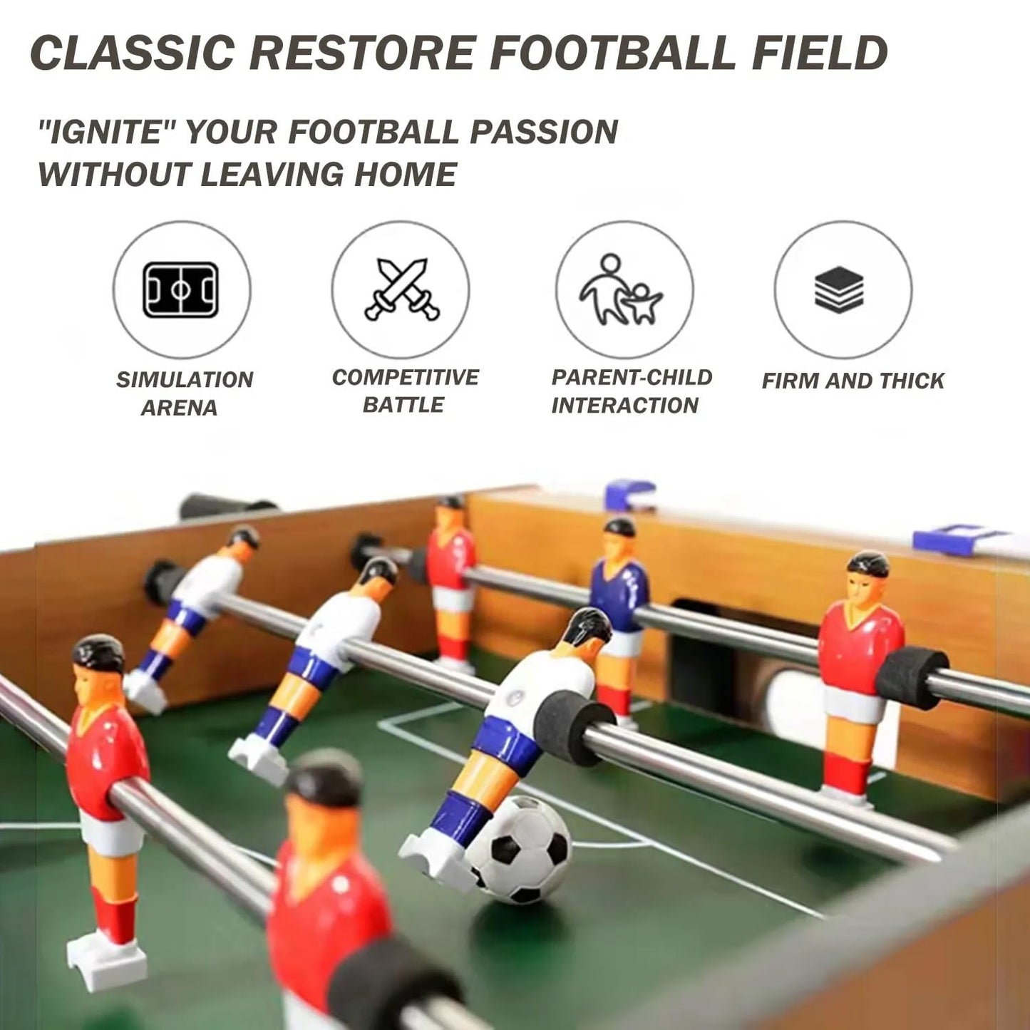 DDJSport Foosball Table Balls 1.42 Inch Mini Soccer Ball Black and White Foosebsllball Balls Small Replacements Accessories (12 Pack 36mm)