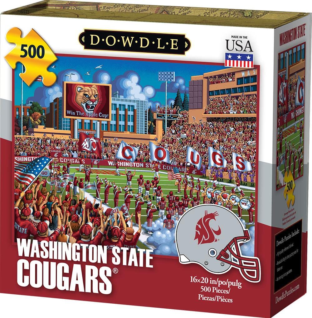 Dowdle Jigsaw Puzzle - Washington State Cougars - 500 Piece