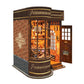 UFLJPKS Book Nook Kit for Adults and Teens, DIY Miniature House Kit with Led Light, 3D Wooden Puzzles for Adults, Wood Gifts for Family and Friends