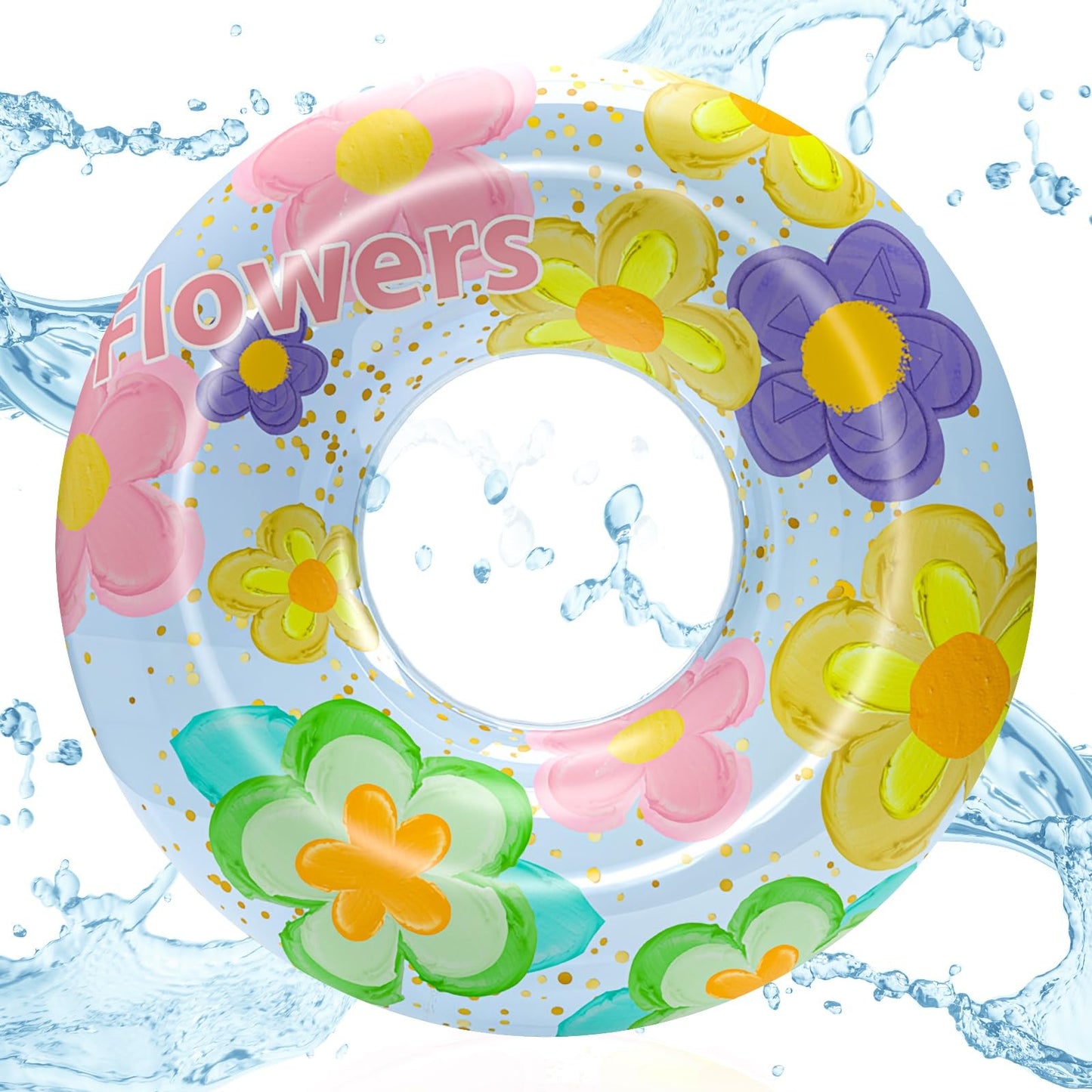 Polar Dip Pool Floats Rings for Adults - Fun Swimming Pool Ring for Pool Parties, Beach, and Outdoor Activities with Pool Floats Tube (Single Pack)