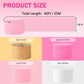 Pink Streamers Party Decorations, 8 Rolls 656ft Pink and Gold Crepe Paper Streamers for Wedding, Bridal Shower, Baby Shower, Birthday, Valentines Day