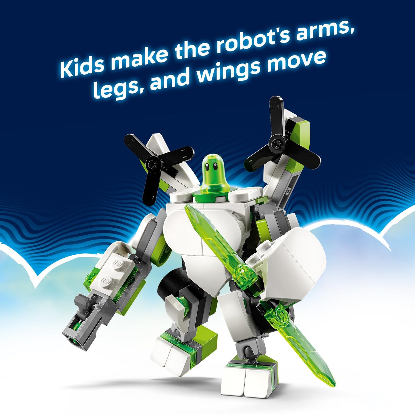 LEGO DREAMZzz Z-Blob's Robot and Vehicle Adventures Robot Toy Building Kit - Mech Suit Set for Kids, Boys and Girls, Ages 7+ - 19 Rebuild Options for