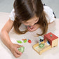 Tender Leaf Toys - Tortoise Pet Set - 10 Piece Wooden Animal Play Set with Mummy and Baby Tortoise, House, and Food - Great Add-on Pet Play Set