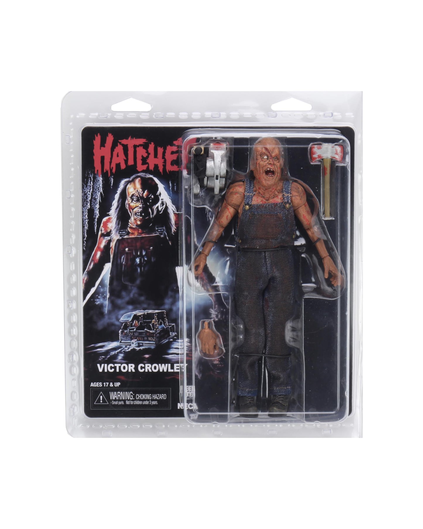 NECA Hatchet - 8” Clothed Action Figure - Victor Crowley