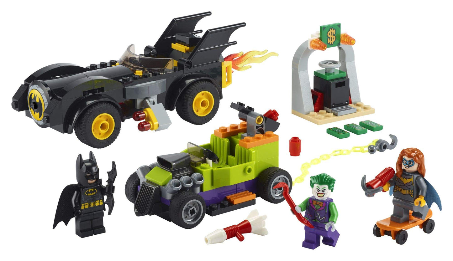 LEGO DC Batman: Batman vs. The Joker: Batmobile Chase Building Toy; Includes Batman, Batgirl and The Joker Minifigures Plus Buildable Batmobile