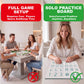 Eccentfit Mahjong Practice Board 3D Printed Solo Trainer with RLO Charleston Guide & 24 Slots - Training Aid for Learning 2026 New Card Patterns