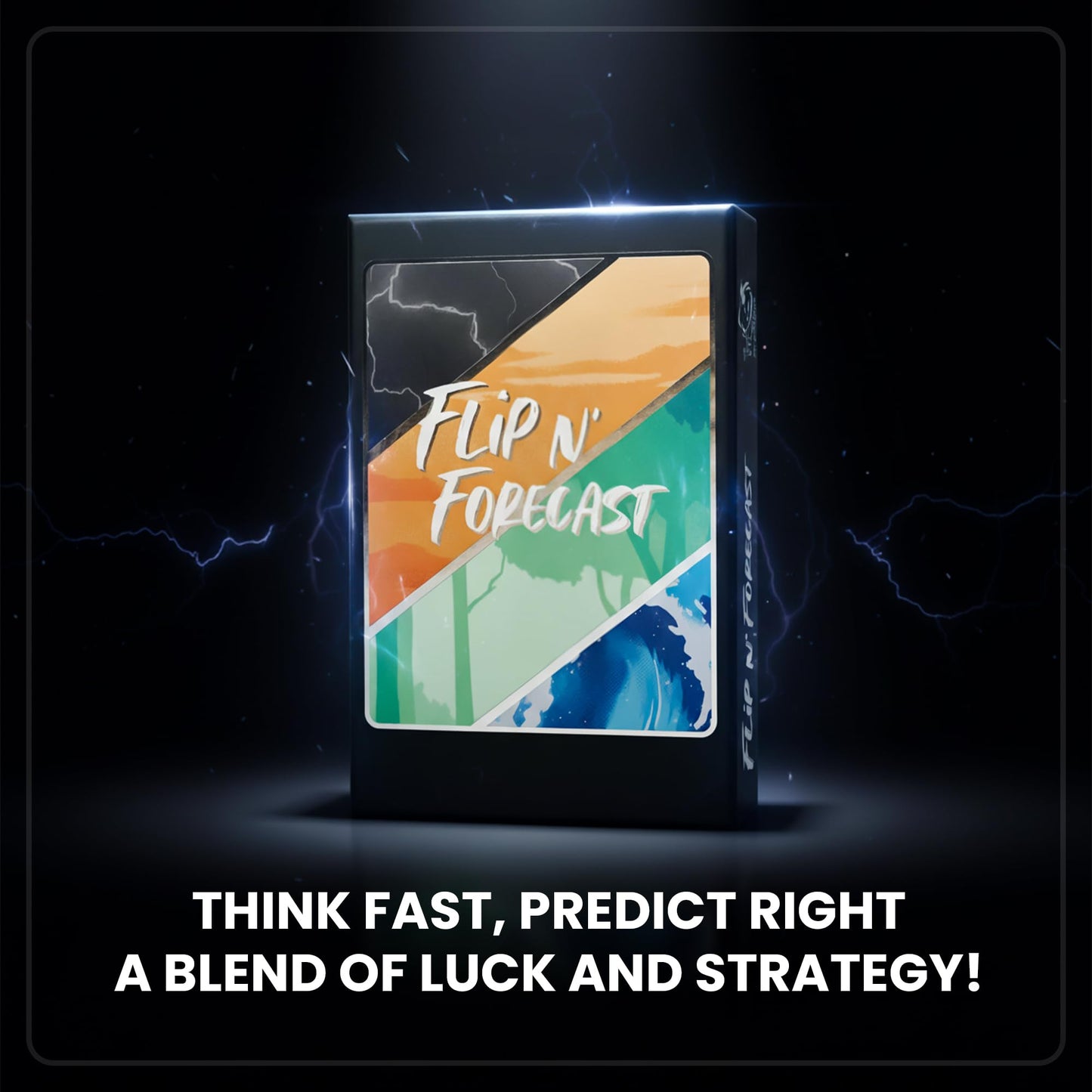 Flip N' Forecast - The Ultimate Prediction Family Card Game for Kids and Adults - Fun Family Games for Kids and Adults (Age 6+), Game Night, Party