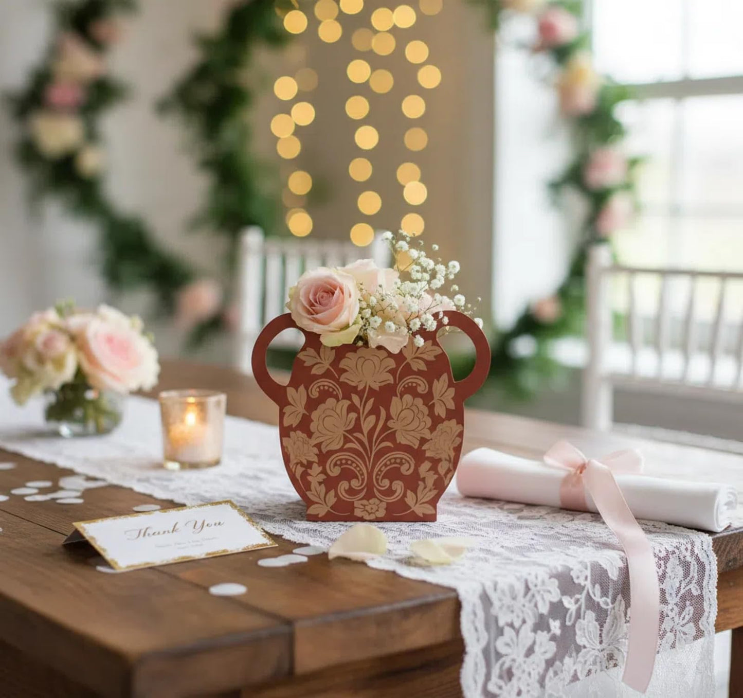 24PCS Cielito Lindo Party Decorations Baby Shower, Flower vases, centerpieces, Mexican-Style Paper Gift Boxes, Clay Pottery, Pentecost Table
