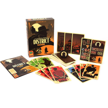 District Noir Card Game - Control the Criminal Underworld in a Strategic Battle, Fun Family Game for Kids and Adults, Ages 10+, 2 Players, 10-20